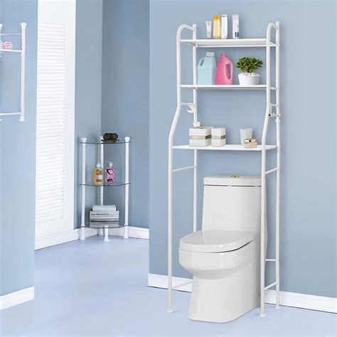 Holdfiturn Over Toilet Storage Unit 3 Tier Over Toilet Storage Rack