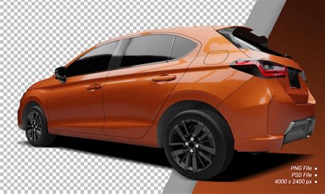 Premium PSD | Honda city hatchback isolated 2