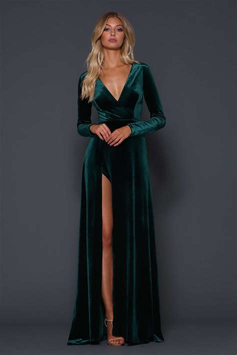 Fontaine Emerald Green Emerald Green Bridesmaid Dresses Green Velvet Dress Green Bridesmaid