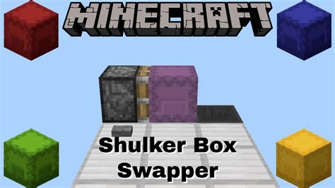 Minecraft Shulker Box Swapper All Versions Bedrock MCPE Java Xbox