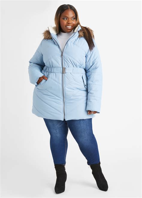 Plus Size Puffer Coat Quilted Jacket Plus Size Fall Coats