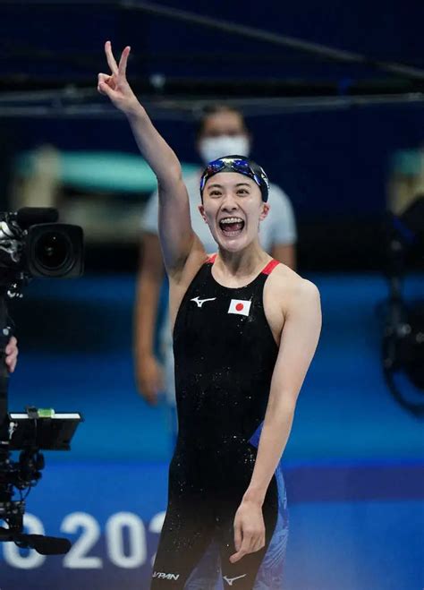 ＜東京五輪・競泳＞女子200メートル個人メドレー決勝、金メダルの大橋悠依（撮影・小海途 良幹） ― スポニチ Sponichi Annex スポーツ