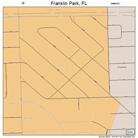 Franklin Park Florida Street Map 1224710