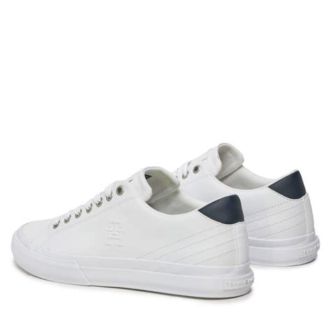 Sneakersy Tommy Hilfiger Th Hi Vulc Street Low Lth Ess Fm Fm White