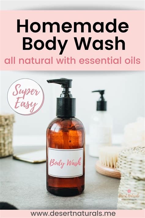 How To Make Aromatherapy Body Wash With Essential Oil Recipe