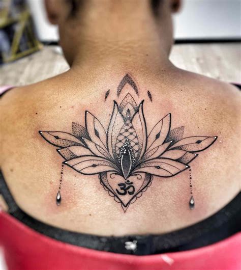 Lotus Flower Tattoo Stencils For Men