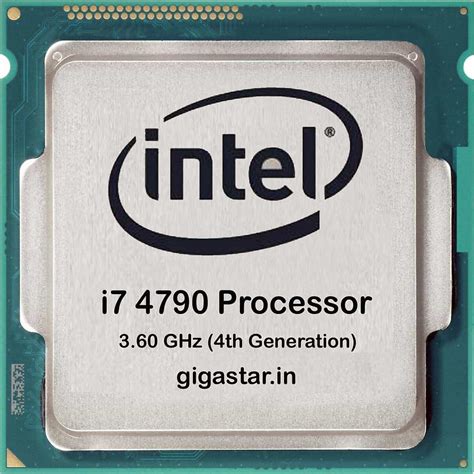 Intel Core I7 4790 4th Generation Processor 360 Ghz For Lga 1150 Socket