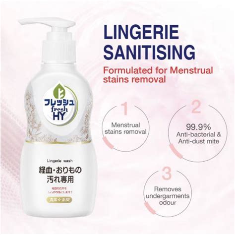 Jual Fresh Hy Lingerie Soap Deterjen Anti Bacterial Stain Remover Wash Ghilang Noda Haid