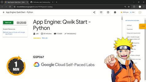 App Engine Qwik Start Python Qwiklabs Gsp Youtube