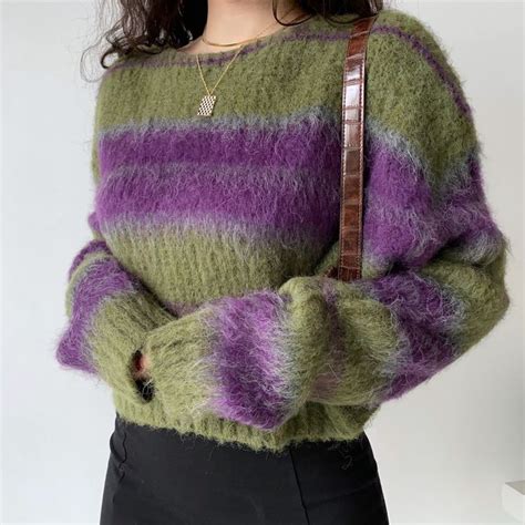 Tilda Fuzzy Sweater HANDMADE Fuzzy Sweater Mohair Sweater Sweaters