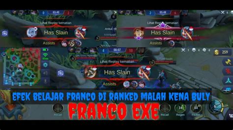 Franco Exe Kena Bully Musuh Yang Penting Menang Youtube