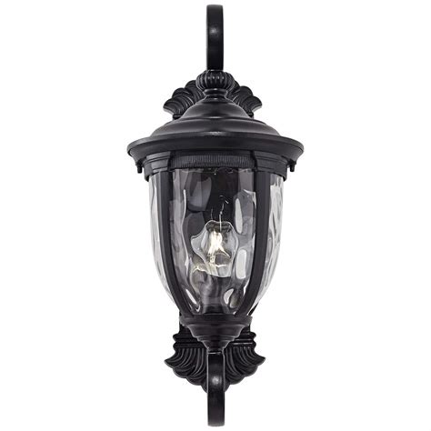 Bellagio 24 High Black Dual Scroll Arm Outdoor Wall Light 37761 Lamps Plus