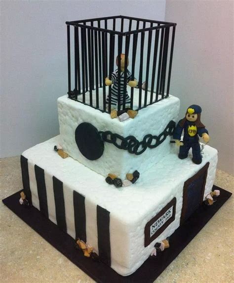 Jail House Cake Police Cakes Police Birthday Cakes Office Party