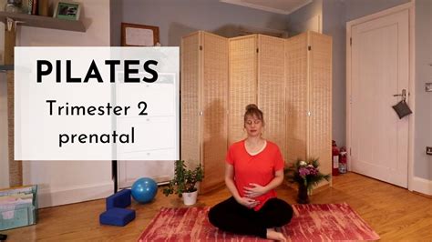 Prenatal Pilates Workout Second Trimester With Props YouTube