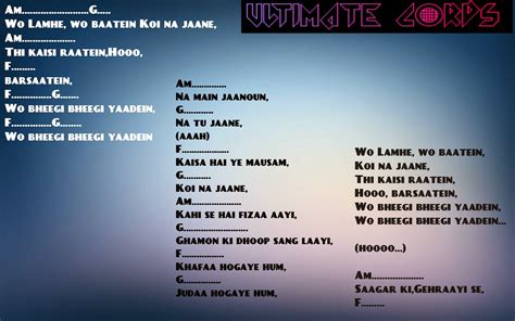 Woh Lamhe (Zeher) Guitar chords | Ultimate Chords