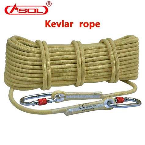 ASOL 15M Aramid Rope Fire Retardant Wear Resistant High Temperature