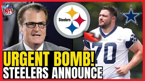 Urgente News He Is Out Nobory Waited For That Steelers News