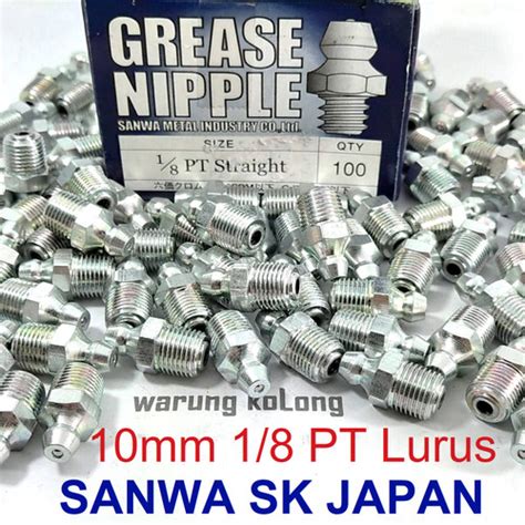 Jual Nepel Grease Mm Pt Lurus Sanwa Sk Jepang Nipple Gemuk