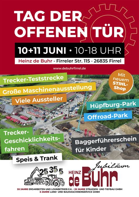 Event Tag der offenen Tür Heinz de Buhr