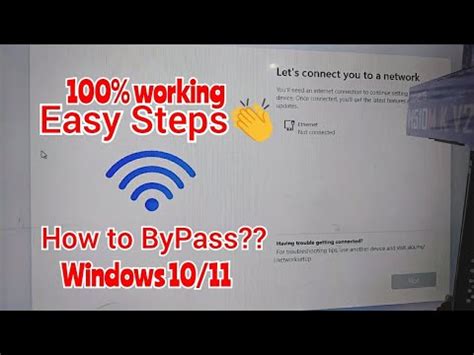 Let S Connect You To A Network Windows 11 BYPASS 100 Working YouTube