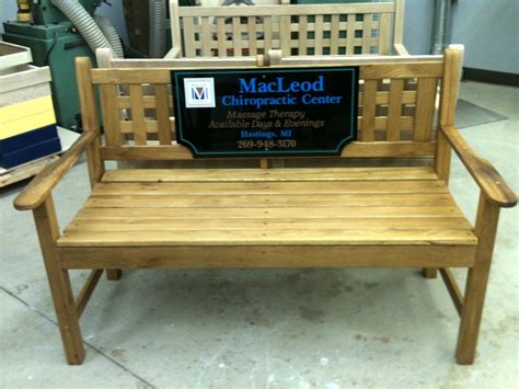 Custom Made Garden Benches By The Plane Edge Llc