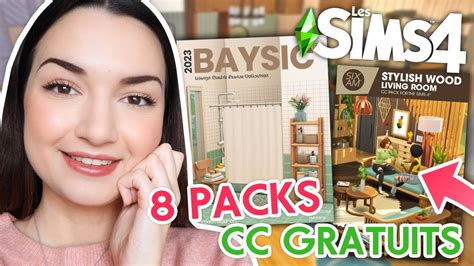 8 NOUVEAUX PACKS GRATUITS 350 ITEMS CC Sims 4 YouTube