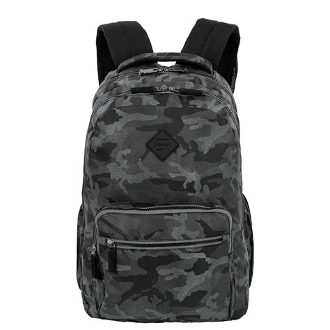 Universal Papelaria Mochila Sestini College Camuflado Cinza Un