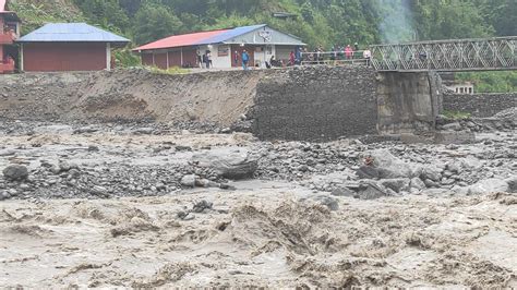 मुस्ताङको कागबेनीसहित बाढी र पहिरोले देशका विभिन्न ठाउँमा पुर्‍याएको