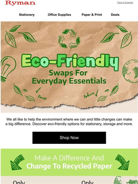 Ryman Eco Friendly Swaps For Everyday Essentials ♻️ Milled