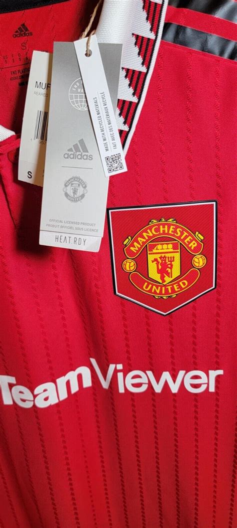 Adidas Manchester United Home Authentic Jersey Ebay