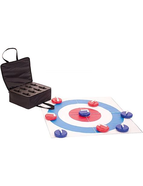 Pierres De Curling Sur Roulettes