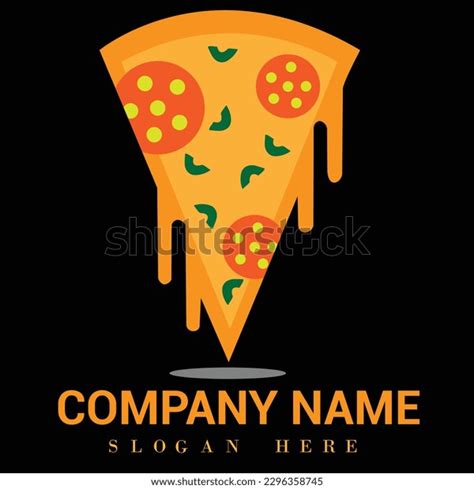 Pizza Slice Logo Design Vector File Stock Vector Royalty Free