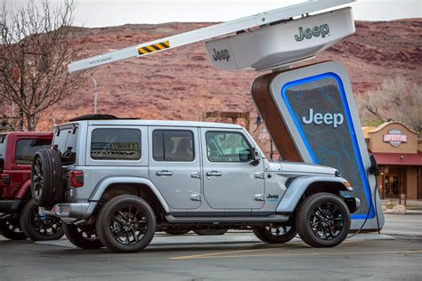 Jeep is building EV charging stations at off-roading trails across the ...