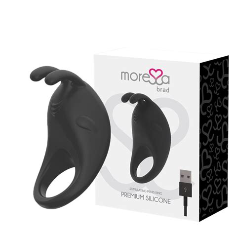 Moressa Brad Premium Silicone Rechargeable Black Eve Naked