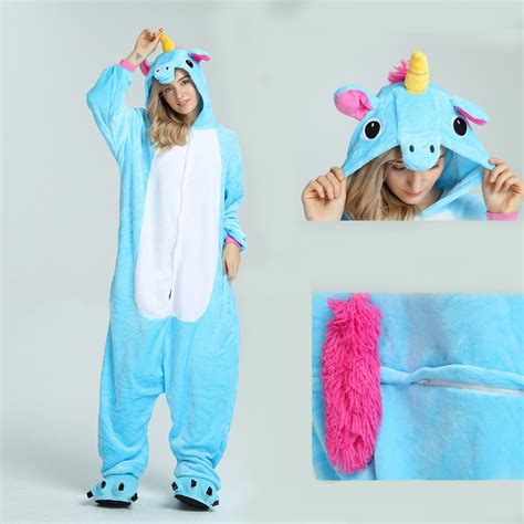 Blue Unicorn Onesie Blue Unicorn Pajamas For Adult Buy Now