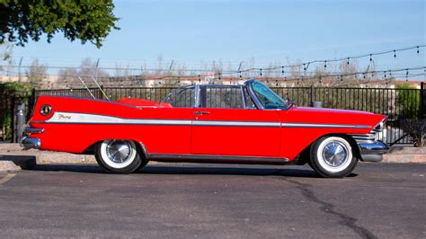 1959 Plymouth Sport Fury Convertible At Phoenix 2019 As F238 Mecum Auctions