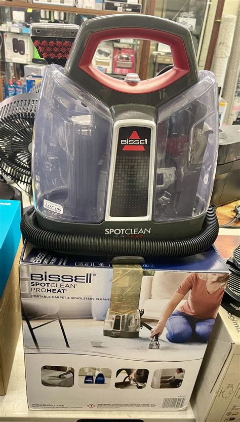 Boxed Bissell Spot Cleaner Pro Heat Portable Carpet And Upholstery Cleaner