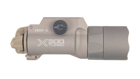 Surefire X300 Turbo B 650 Lumen Led Weapon Light With Tan Finish X300t B Tn X300tbtn