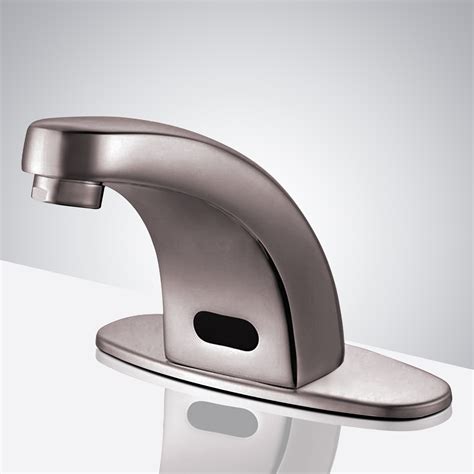 Buy Salina Brushed Nickel Commercial Automatic Touchless Sink Faucet At