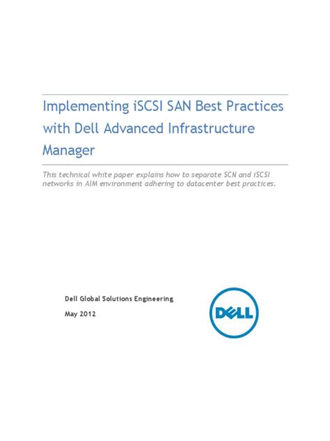 Iscsi San Best Practices With Aim | PDF | Computer Network | Network ...