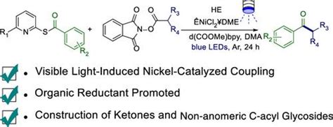 Access To Ketones Via Nickel Catalyzed Coupling Between S Pyridyl