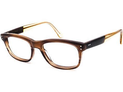 Lunettes Jean Lafont Platon 5034 Brun Black Horn Rim Frame Etsy