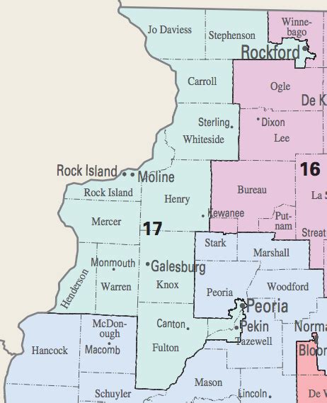 17th Congressional District Map