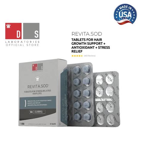 Ds Laboratories Revita Sod Tablets For Stress Related Hair Loss Health