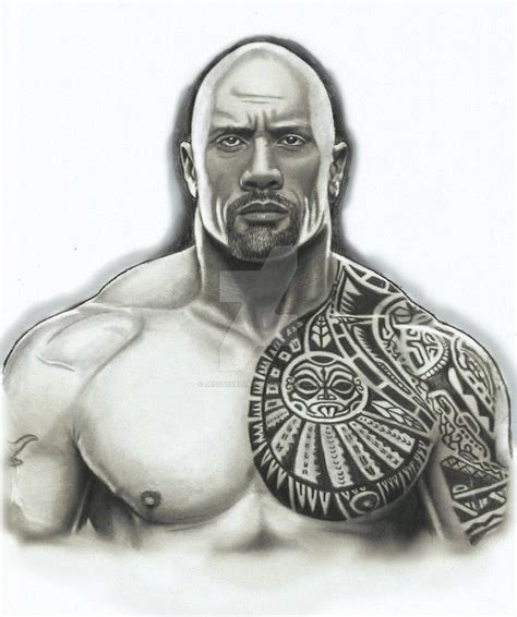 Dwayne Johnson - Drawing Skill