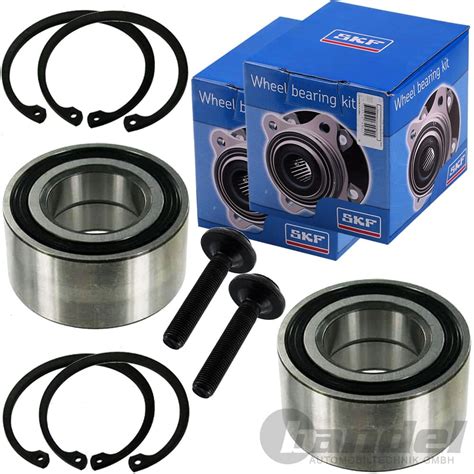 2x SKF RADLAGERSATZ VORNE AUDI 80 4 90 B2 A4 B5 A6 C5 SKODA