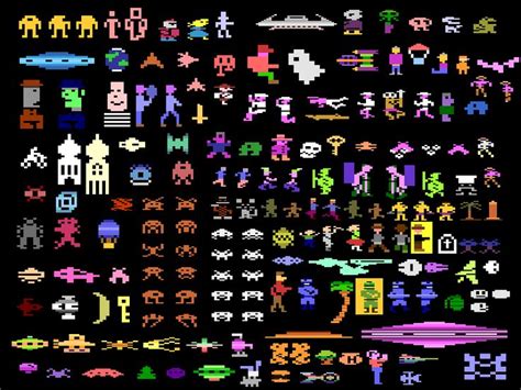 Atari Sprites Pixel Art Sprite Game Design