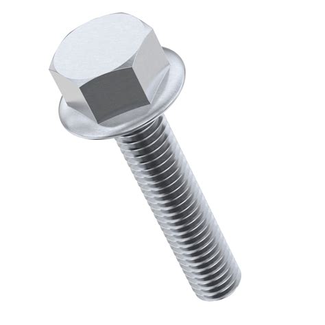 Hardware Bolt Base 8mm A2 Stainless Steel Flanged Hex Head Bolts Flange