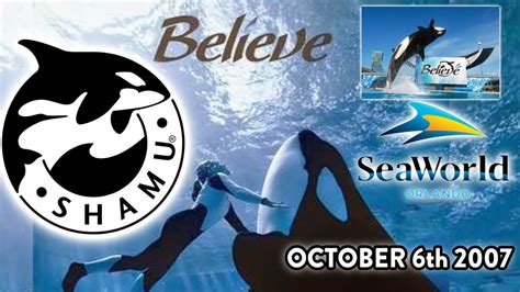 Believe Shamu Show Sea World Orlando Florida 2007 1080p HD