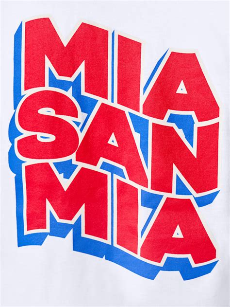 Niños Camiseta Mia san mia blanco Tienda FC Bayern Múnich